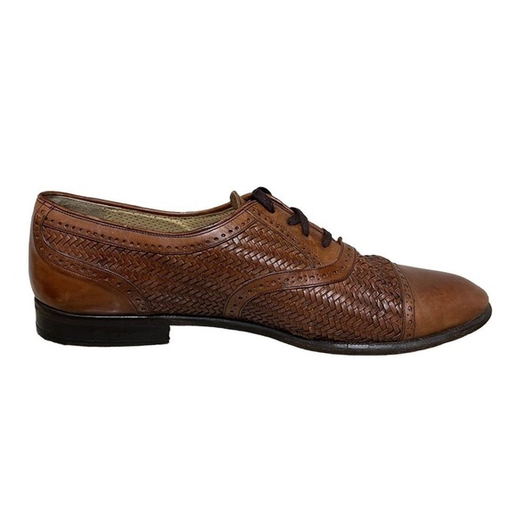 Vintage Mezlan Martinique Derby Captoe Genuine Leather Men\'s 9.5 M Spain main image 9